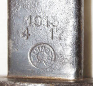 P1913 bayonet REMINGTON 4-17 Badly pitted all over.