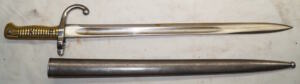 M1879 Rolling Block bayonet with scabbard.