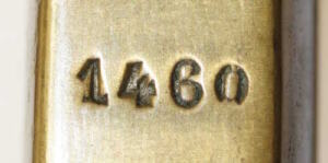 M1900 Cruciform bayonet with correct unmarked scabbard.